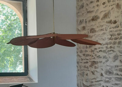 Georges hanging lamp in terracotta
